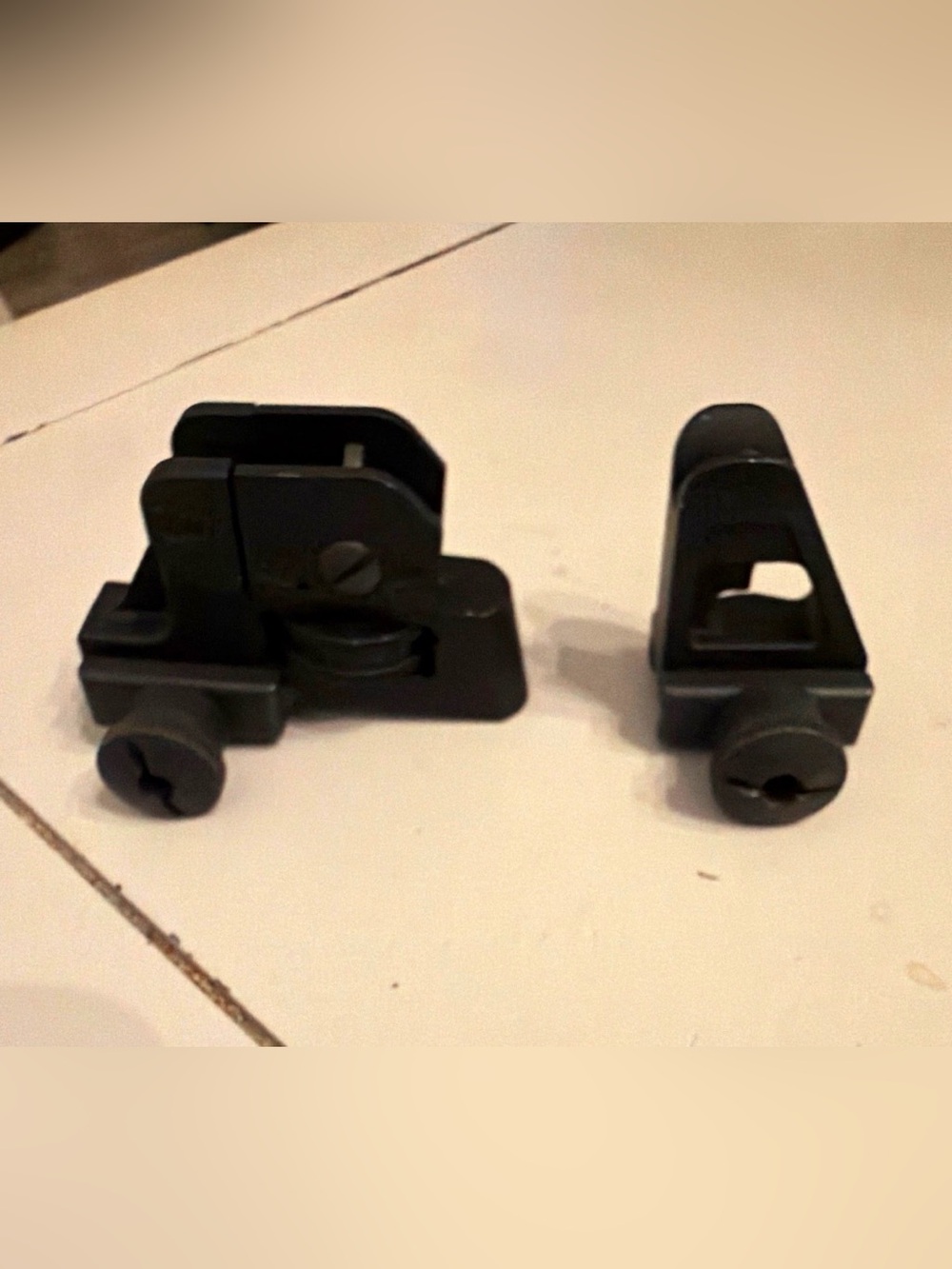 Lewis Machine & Tool Tactical Adjustable Front and Rear Sights -
